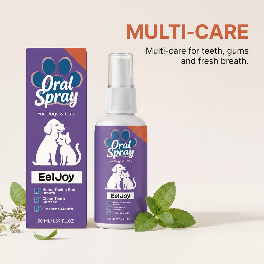 MellowNuzzle Pet Oral Spray – Fresh Breath & Dental Care for Dogs & Cats